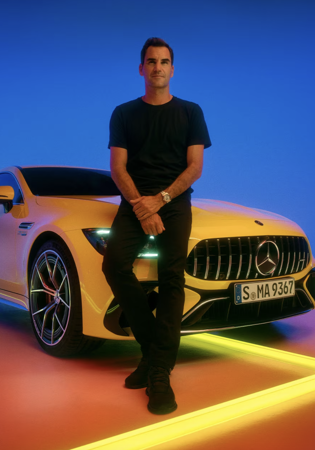 Roger Federer Neon Legancy - Procuction Design by Merlin Ortner